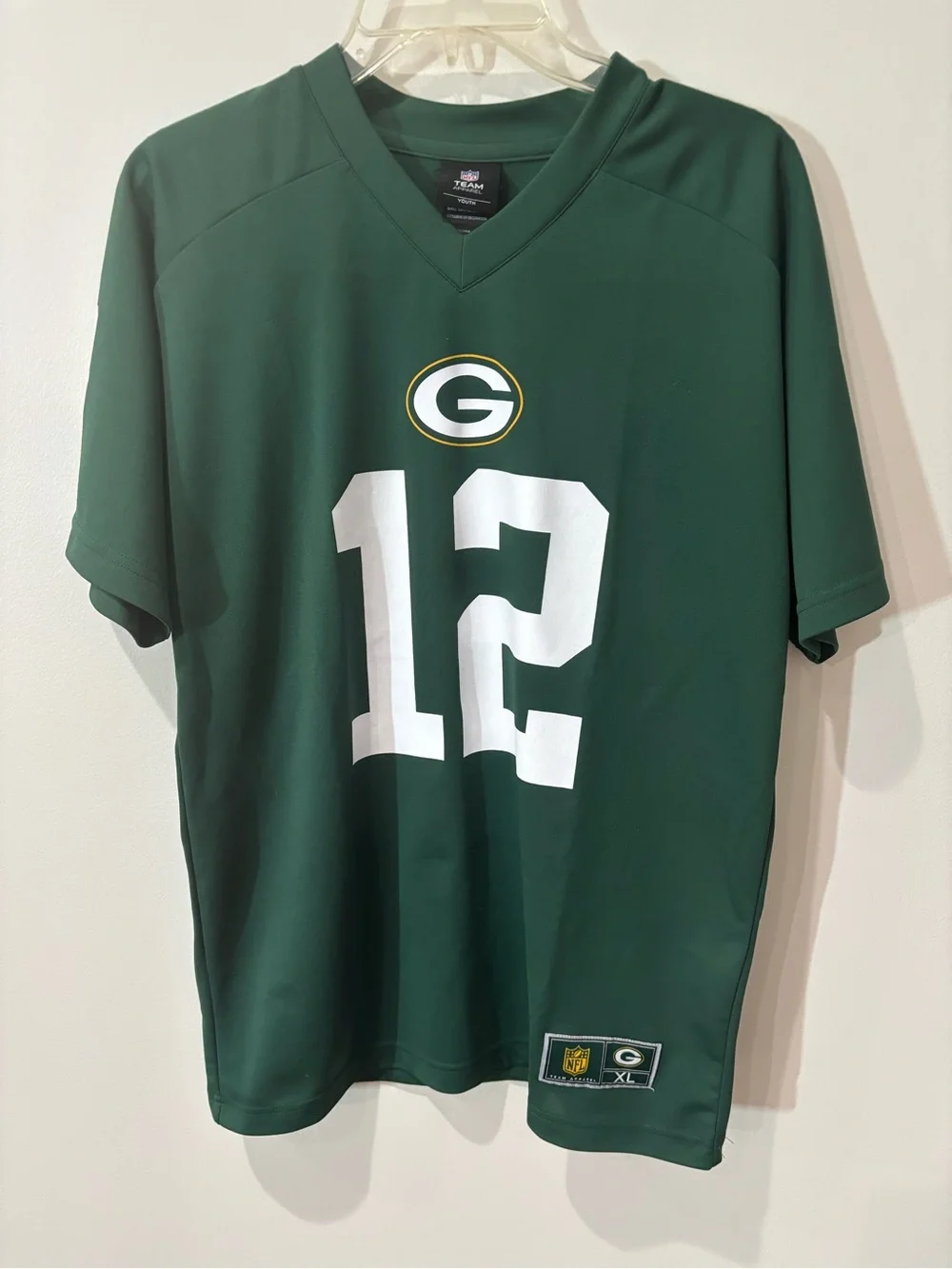 NWT Green Bay Packers Rogers Youth XL Jersey